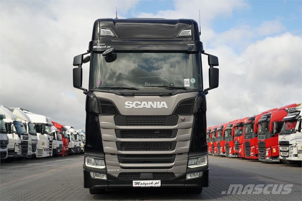 Scania S 560 / + KRONE FIRANKA / ZESTAW MEGA / LOWDECK /  Sattelzugmaschinen