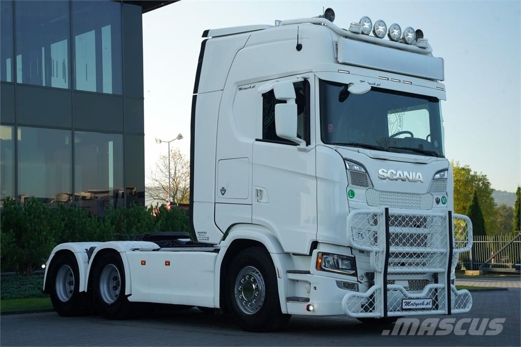 Scania S 580 / V8 / 6x4 / RETARDER / REGULOWANE SIODŁO /  Tegljači