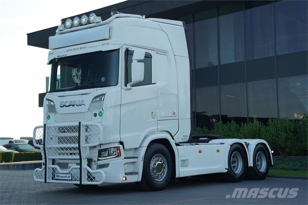 Scania S 580 / V8 / 6x4 / RETARDER / REGULOWANE SIODŁO /  Tegljači