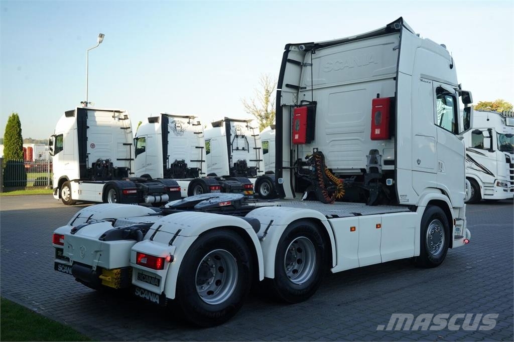 Scania S 580 / V8 / 6x4 / RETARDER / REGULOWANE SIODŁO /  Tegljači