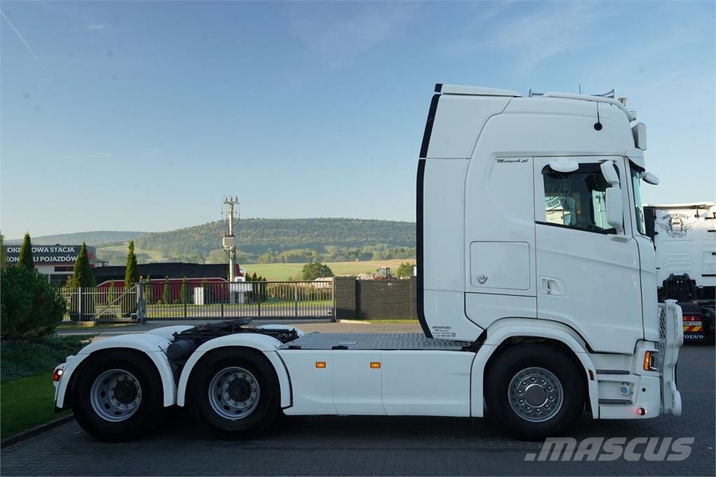 Scania S 580 / V8 / 6x4 / RETARDER / REGULOWANE SIODŁO /  Tegljači