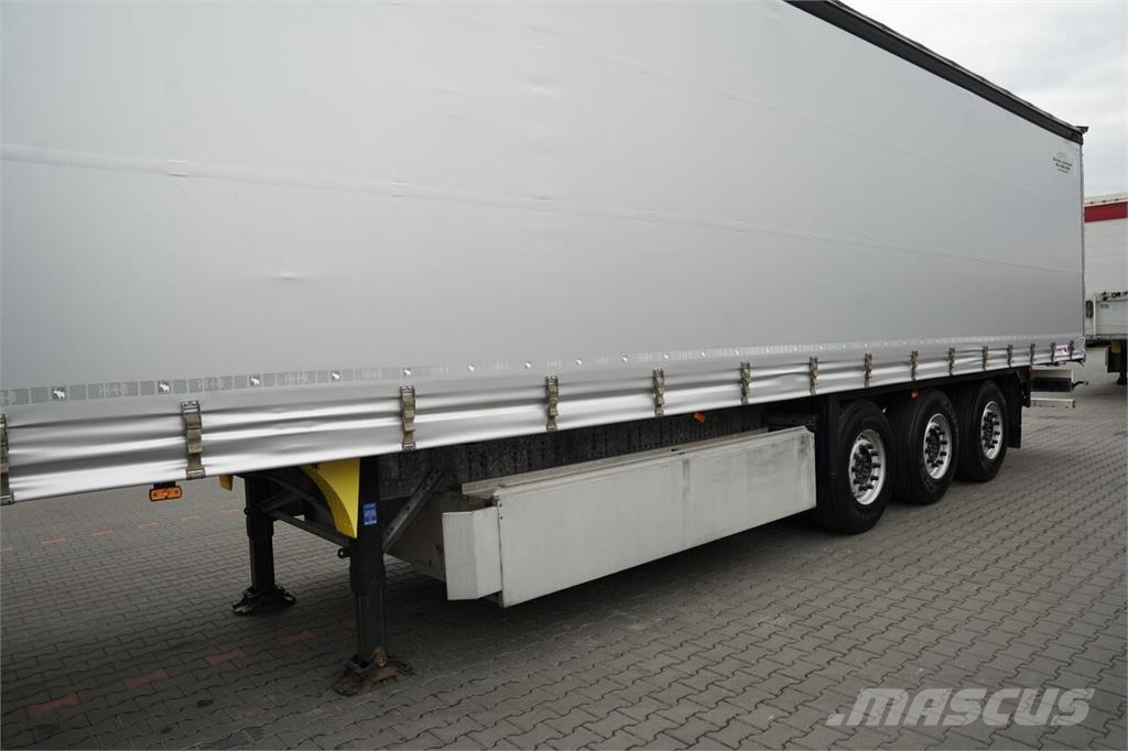Schmitz Cargobull / FIRANKA / STANDARD / PALECIARA / OŚ PODNOSZONA / Curtain sider semi-trailers