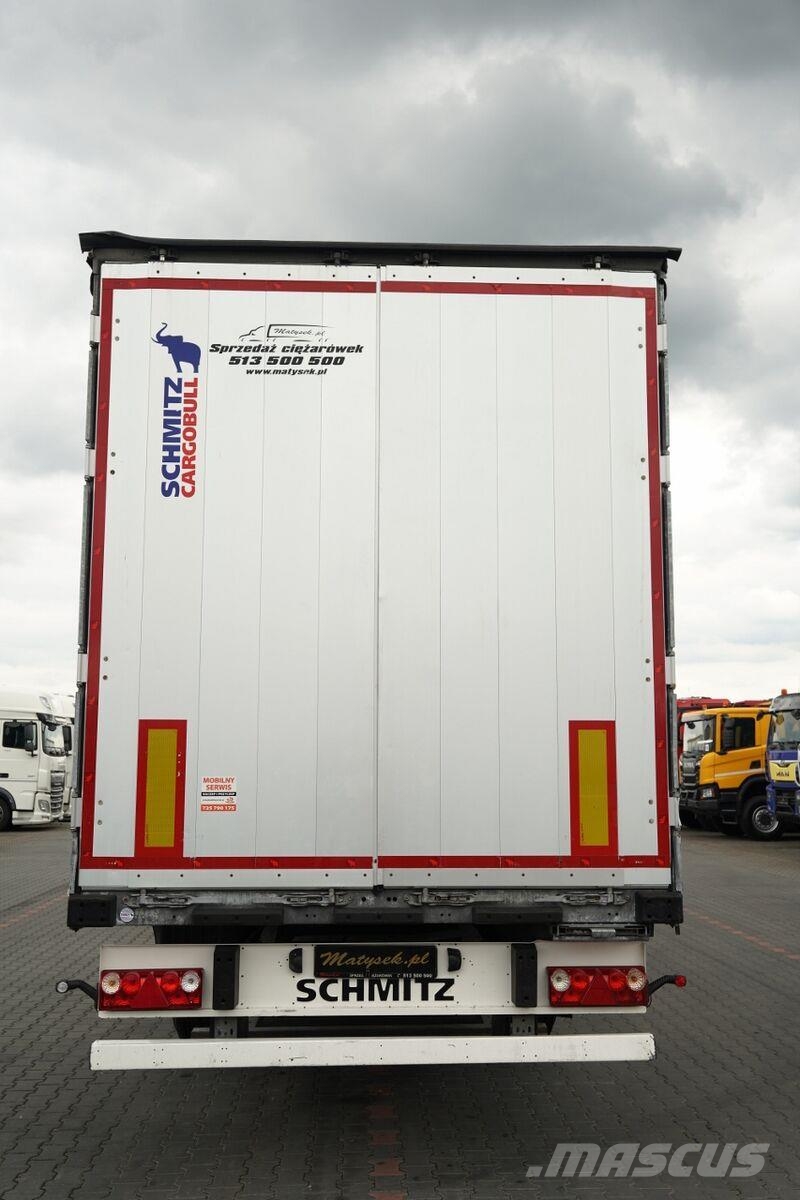 Schmitz Cargobull / FIRANKA / STANDARD / PALECIARA / OŚ PODNOSZONA / Curtain sider semi-trailers