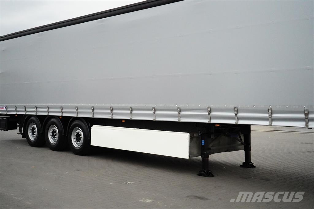 Schmitz Cargobull FIRANKA / MULTI LOCK / XL / OŚ PODNOSZONA Gardintrailer