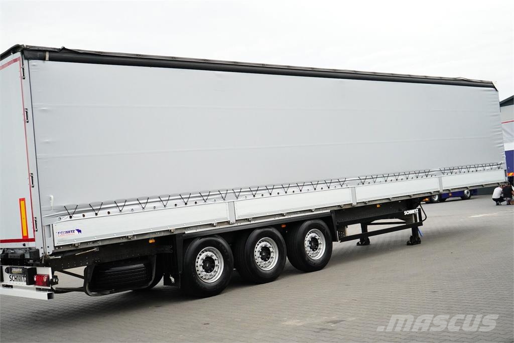 Schmitz Cargobull / BURTOFIRANKA / XL / OŚ PODNOSZONA Gardintrailer