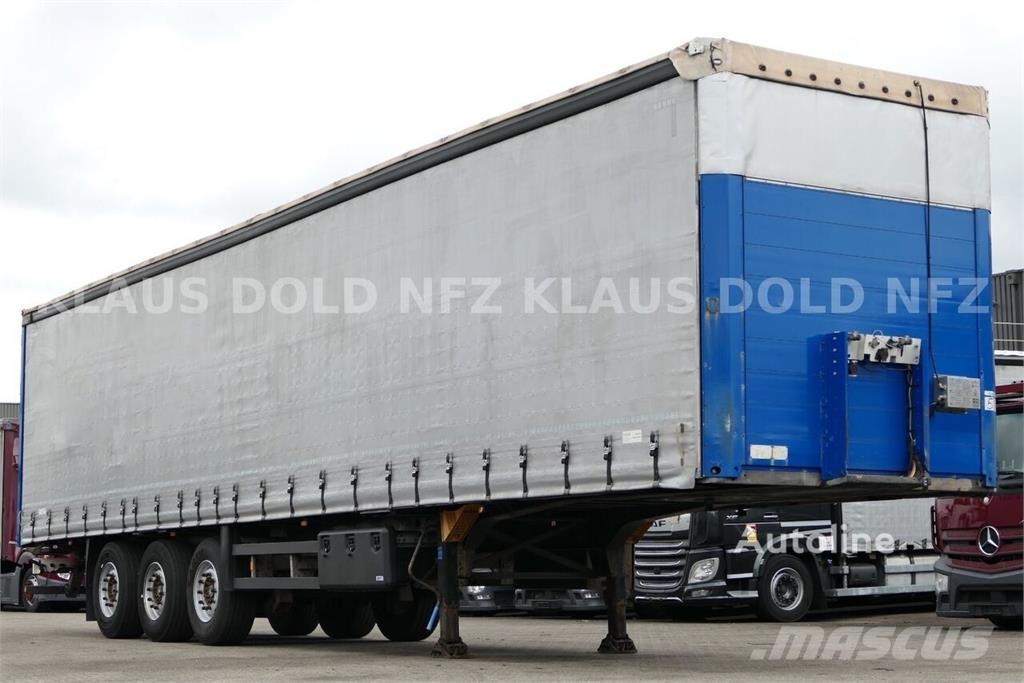 Schmitz Cargobull S01 Curtainsider Semi-Trailer / 92 m³ / Lift Axle Semirremolques con caja de lona