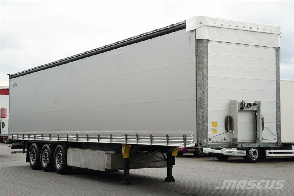 Schmitz Cargobull / FIRANKA / STANDARD / PALECIARA / OŚ PODNOSZONA / Curtain sider semi-trailers