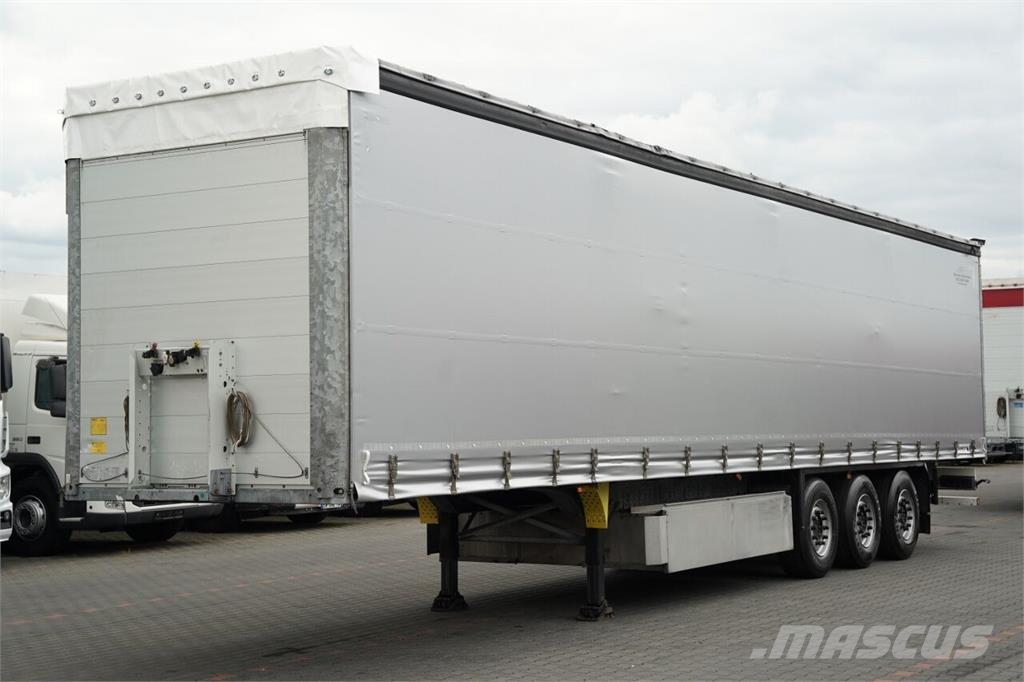 Schmitz Cargobull / FIRANKA / STANDARD / PALECIARA / OŚ PODNOSZONA / Curtain sider semi-trailers