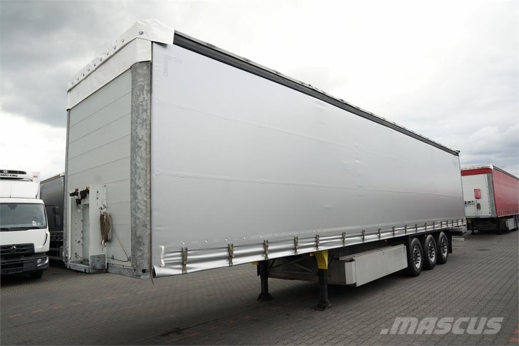 Schmitz Cargobull / FIRANKA / STANDARD / PALECIARA / OŚ PODNOSZONA / Curtain sider semi-trailers