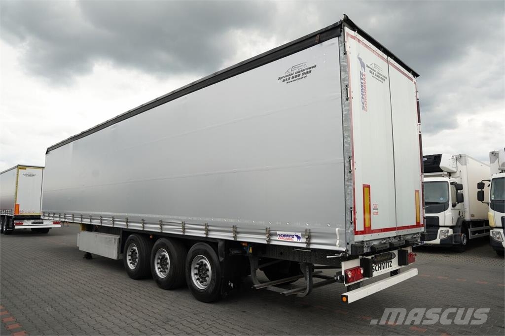 Schmitz Cargobull / FIRANKA / STANDARD / PALECIARA / OŚ PODNOSZONA / Curtain sider semi-trailers