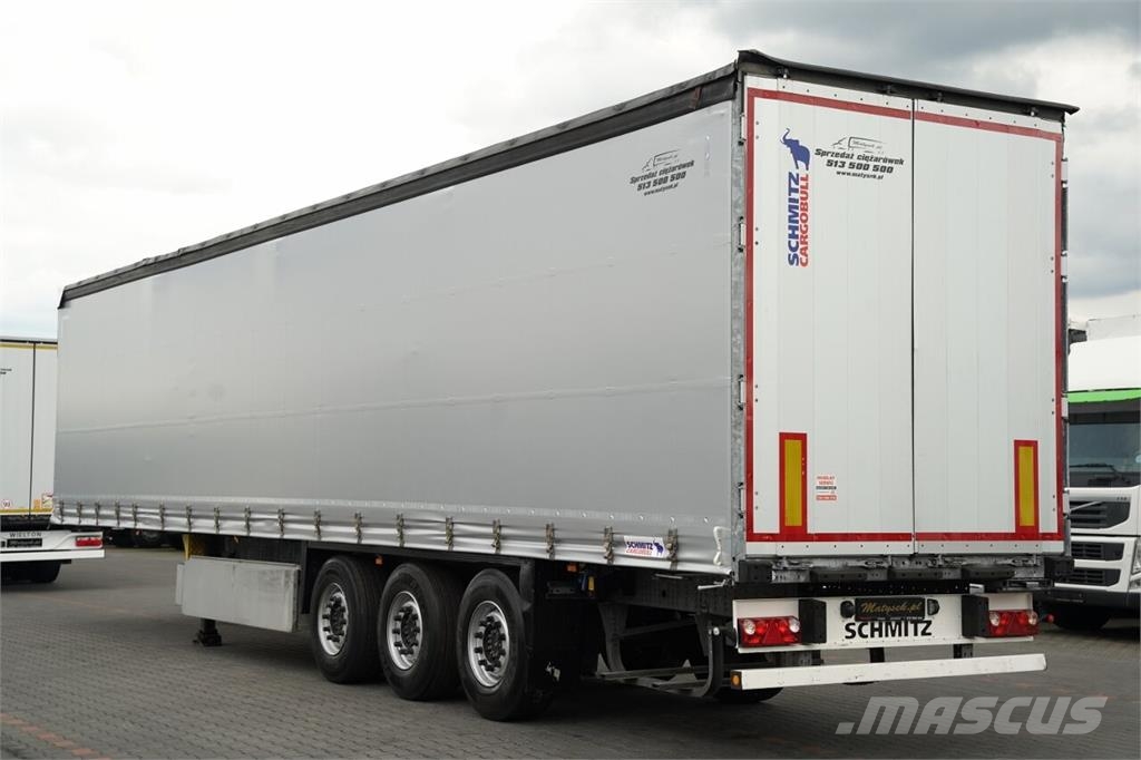 Schmitz Cargobull / FIRANKA / STANDARD / PALECIARA / OŚ PODNOSZONA / Curtain sider semi-trailers