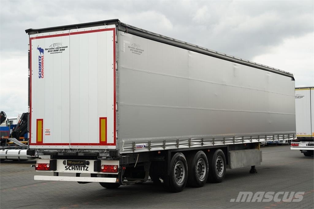 Schmitz Cargobull / FIRANKA / STANDARD / PALECIARA / OŚ PODNOSZONA / Curtain sider semi-trailers