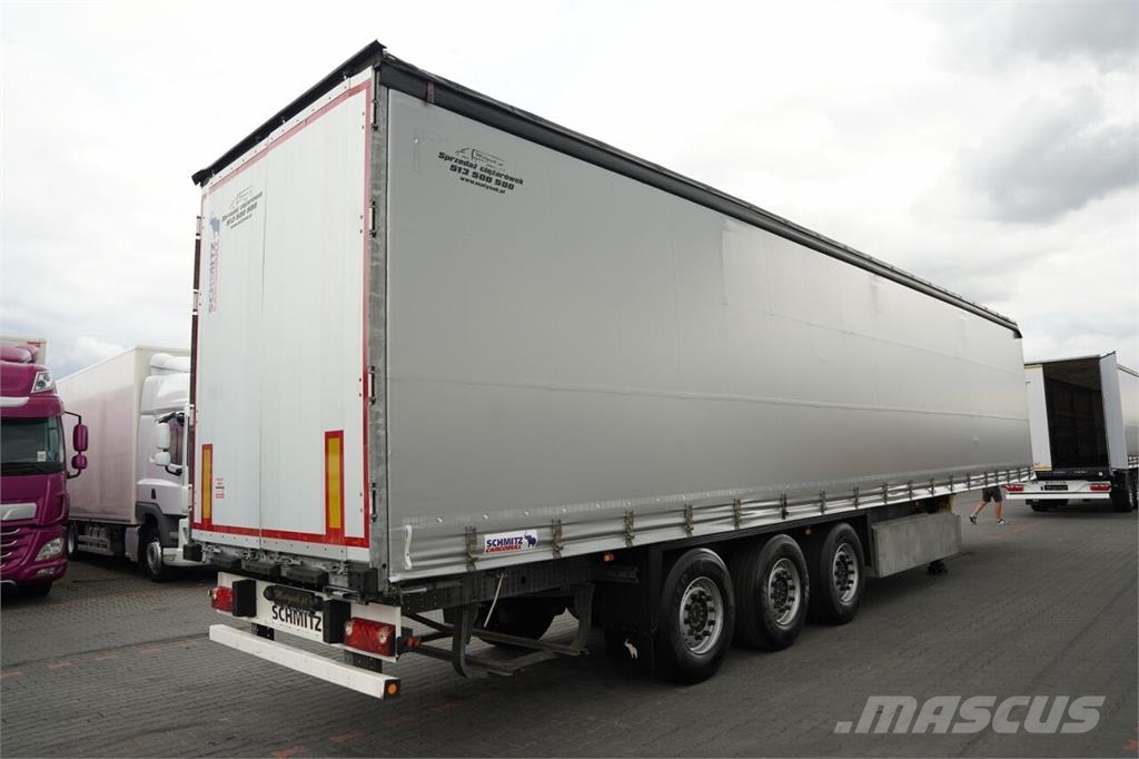 Schmitz Cargobull / FIRANKA / STANDARD / PALECIARA / OŚ PODNOSZONA / Curtain sider semi-trailers