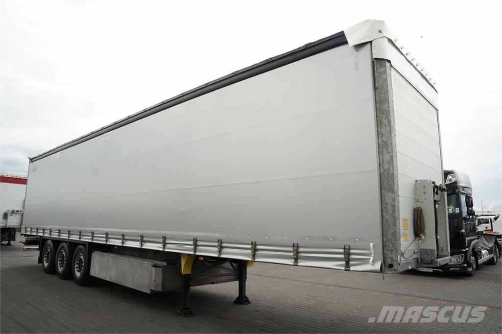 Schmitz Cargobull / FIRANKA / STANDARD / PALECIARA / OŚ PODNOSZONA / Curtain sider semi-trailers