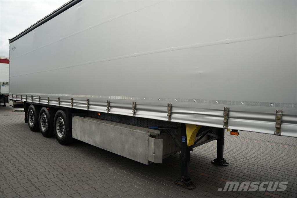 Schmitz Cargobull / FIRANKA / STANDARD / PALECIARA / OŚ PODNOSZONA / Curtain sider semi-trailers
