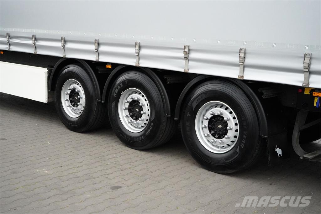 Schmitz Cargobull FIRANKA / MULTI LOCK / XL / OŚ PODNOSZONA Gardintrailer