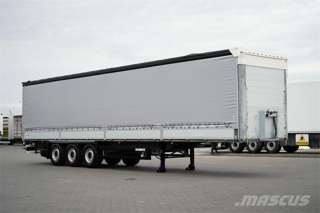 Schmitz Cargobull / BURTOFIRANKA / XL / OŚ PODNOSZONA Gardintrailer