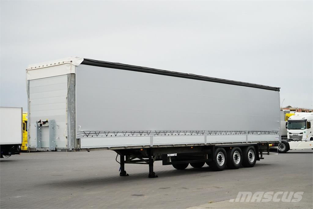 Schmitz Cargobull / BURTOFIRANKA / XL / OŚ PODNOSZONA Gardintrailer