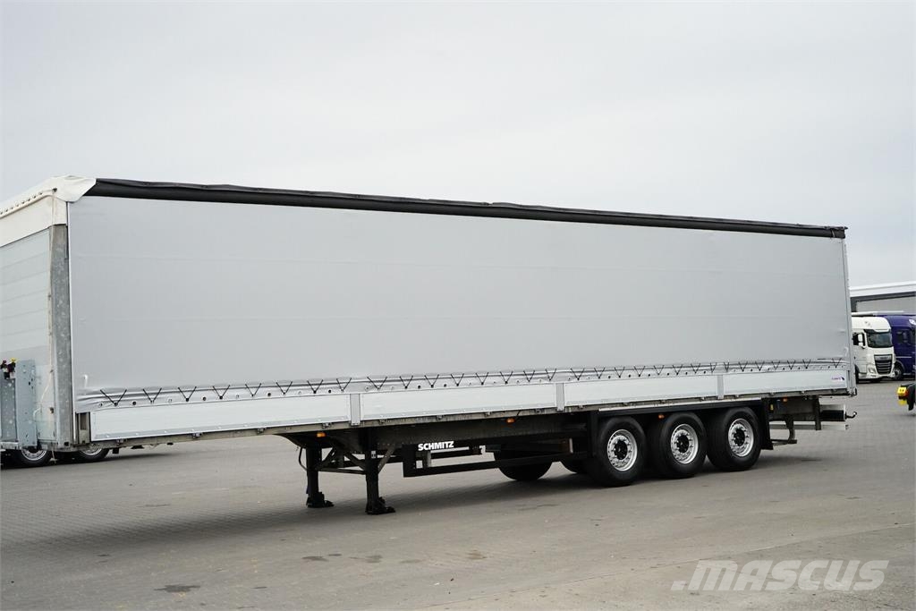 Schmitz Cargobull / BURTOFIRANKA / XL / OŚ PODNOSZONA Gardintrailer