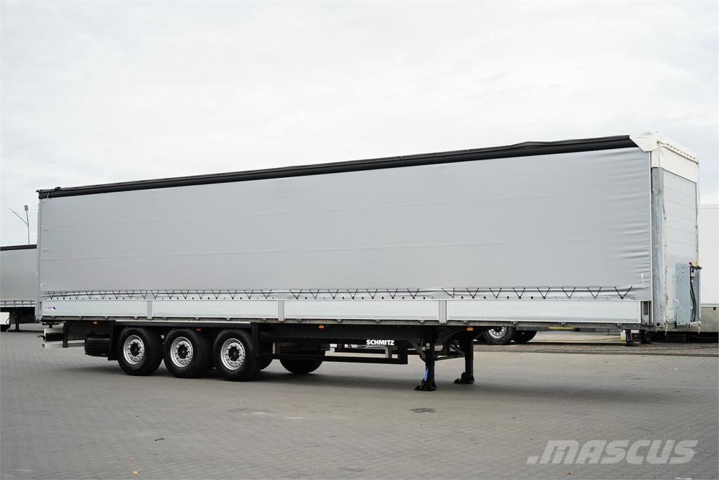 Schmitz Cargobull / BURTOFIRANKA / XL / OŚ PODNOSZONA Gardintrailer