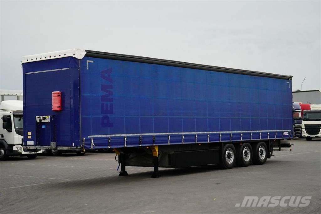 Schmitz Cargobull FIRANKA / MULTI LOCK / XL / OŚ PODNOSZONA Gardintrailer