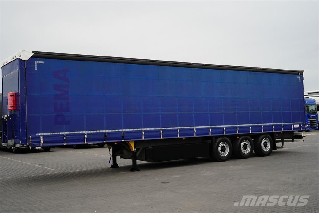 Schmitz Cargobull FIRANKA / MULTI LOCK / XL / OŚ PODNOSZONA Gardintrailer