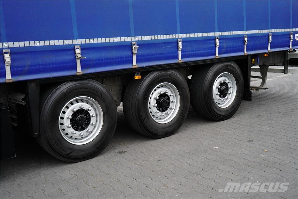 Schmitz Cargobull FIRANKA / MULTI LOCK / XL / OŚ PODNOSZONA Gardintrailer