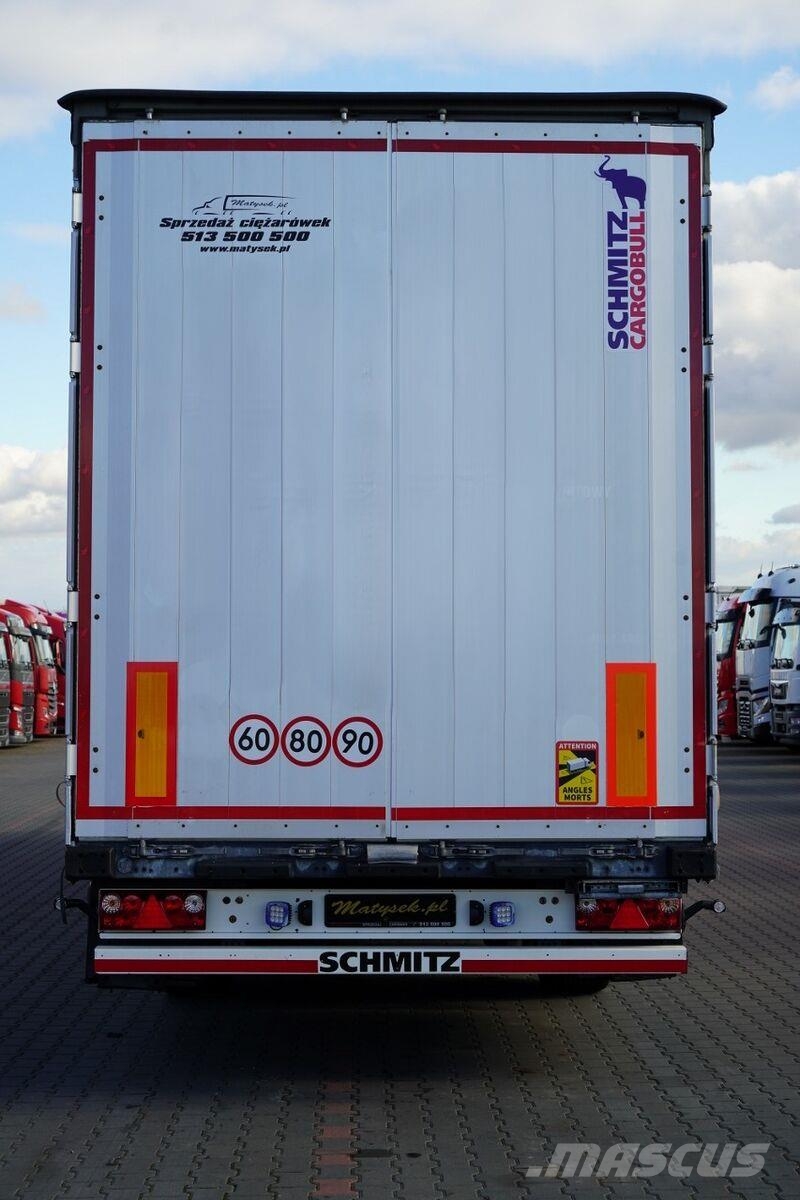 Schmitz Cargobull / FIRANKA / MEGA / OŚ PODNOSZONA / DACH PODNOSZONY Semirremolques de caja de lona