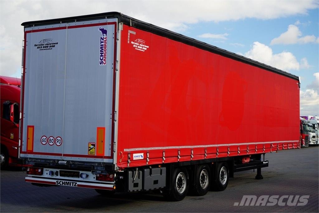 Schmitz Cargobull / FIRANKA / MEGA / OŚ PODNOSZONA / DACH PODNOSZONY Semirremolques de caja de lona