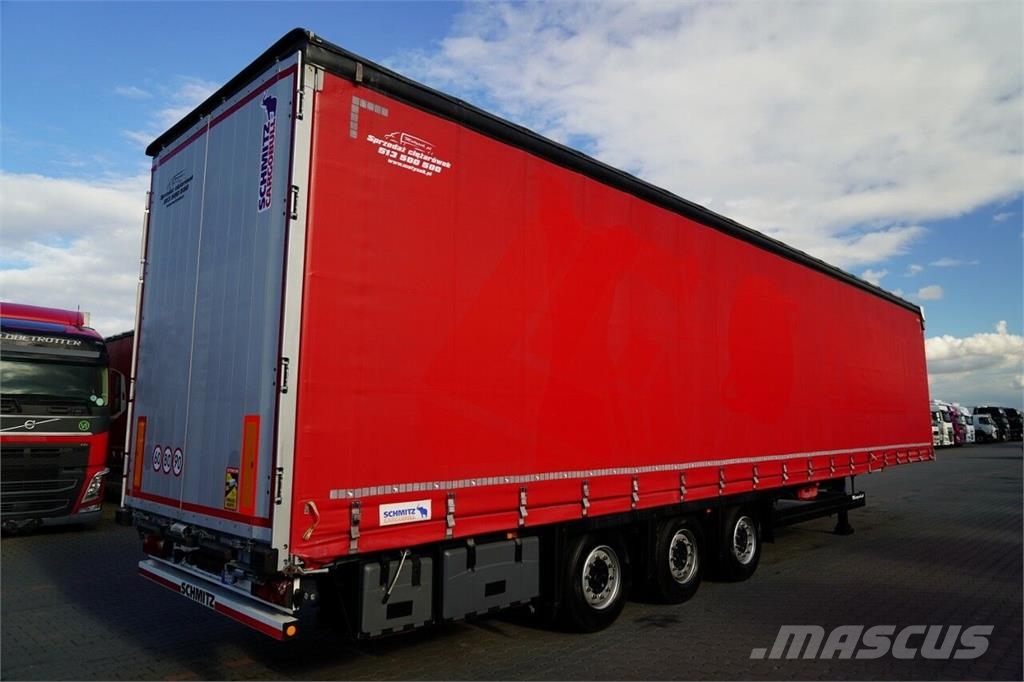 Schmitz Cargobull / FIRANKA / MEGA / OŚ PODNOSZONA / DACH PODNOSZONY Semirremolques de caja de lona