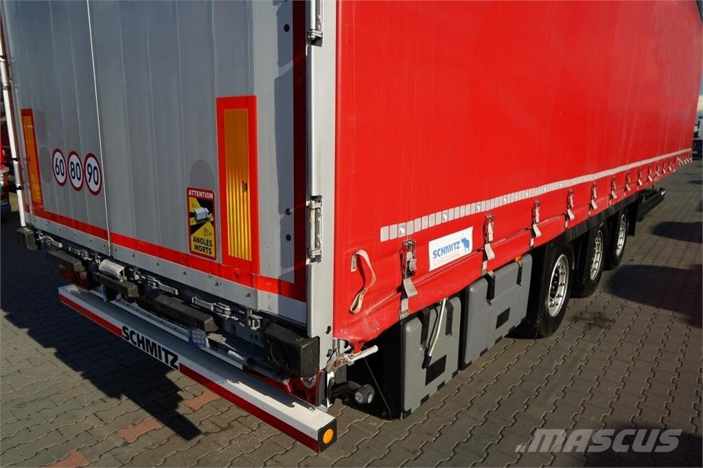 Schmitz Cargobull / FIRANKA / MEGA / OŚ PODNOSZONA / DACH PODNOSZONY Semirremolques de caja de lona