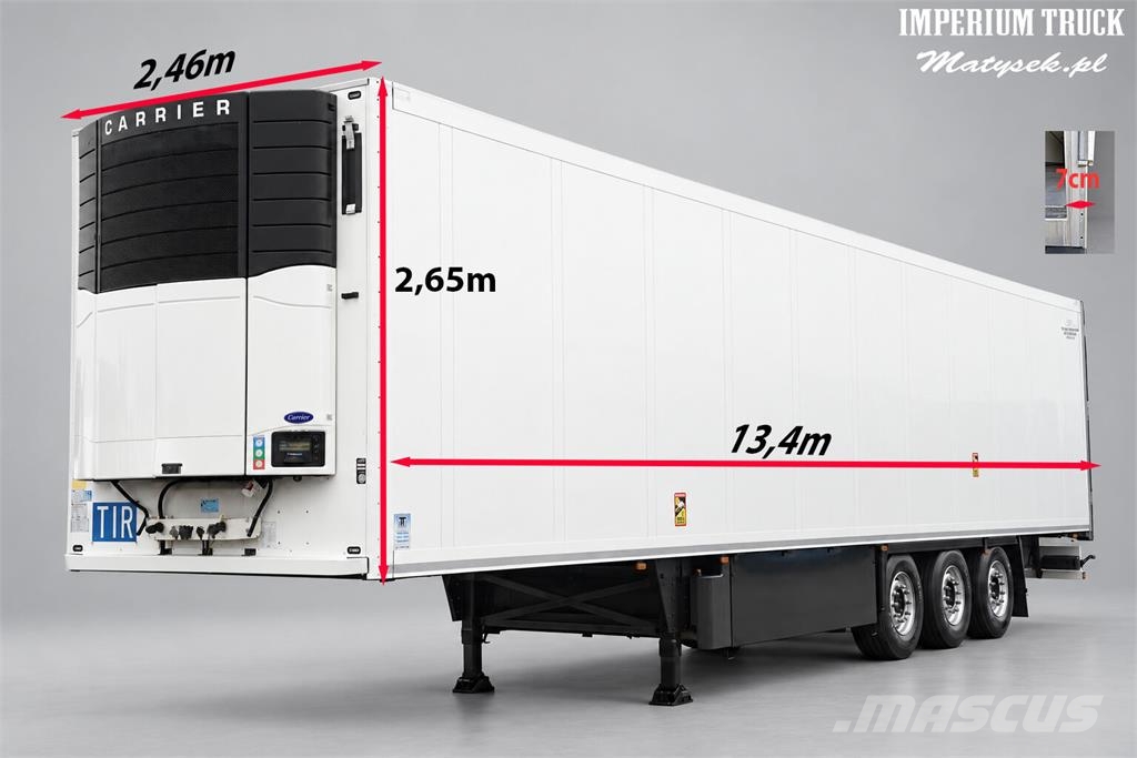 Schmitz Cargobull CHŁODNIA / CARRIER VECTOR 1850 / DOPPELSTOCK / KO Hladilne polprikolice