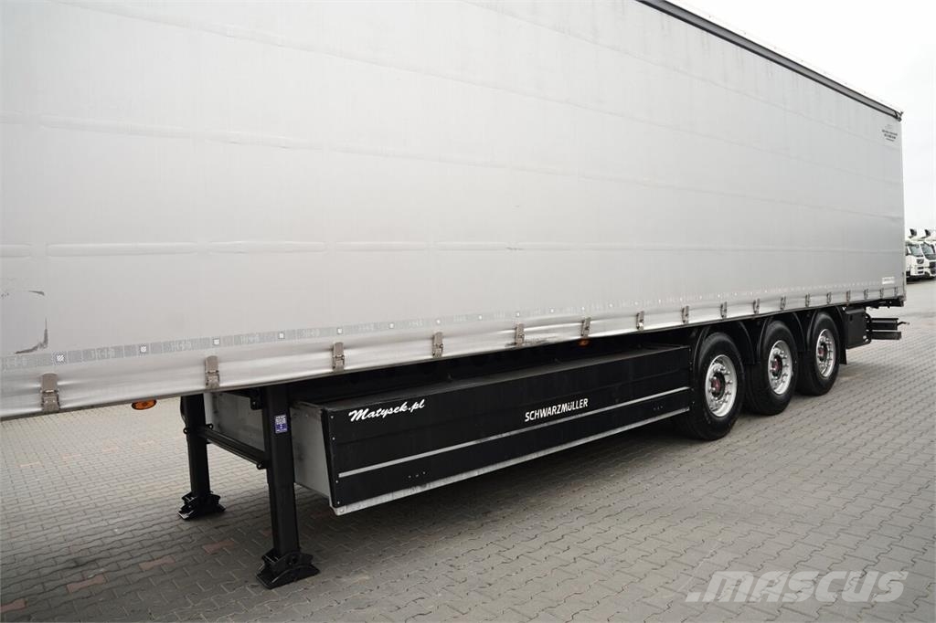 Schwarzmüller / FIRANKA / STANDARD / PALECIARA / OŚ PODNOSZONA / Curtain sider semi-trailers