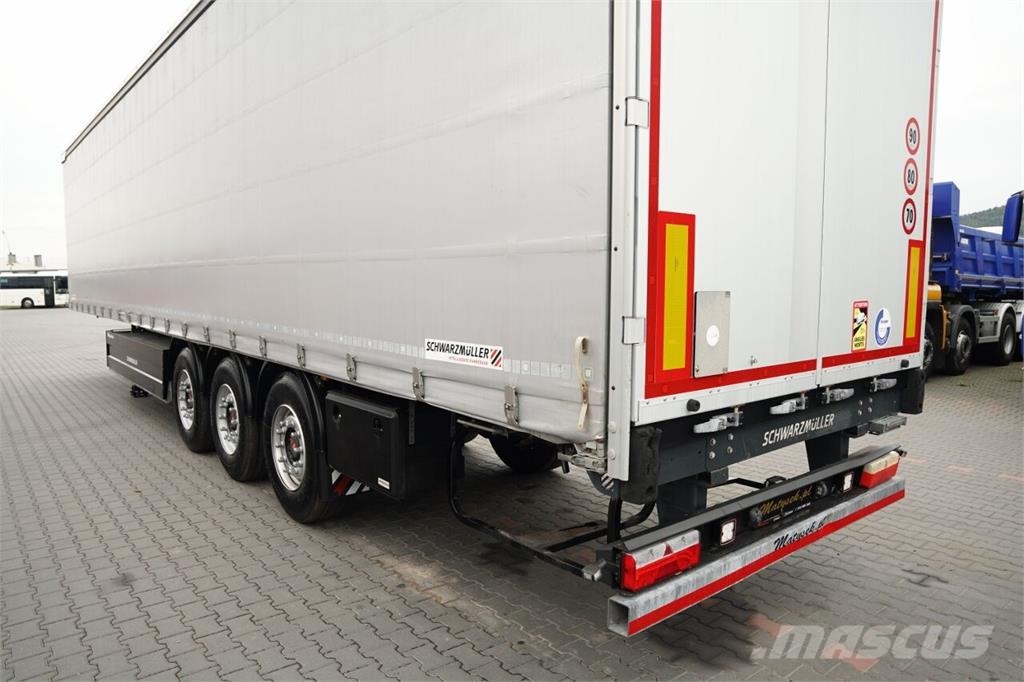 Schwarzmüller / FIRANKA / STANDARD / PALECIARA / OŚ PODNOSZONA / Curtain sider semi-trailers