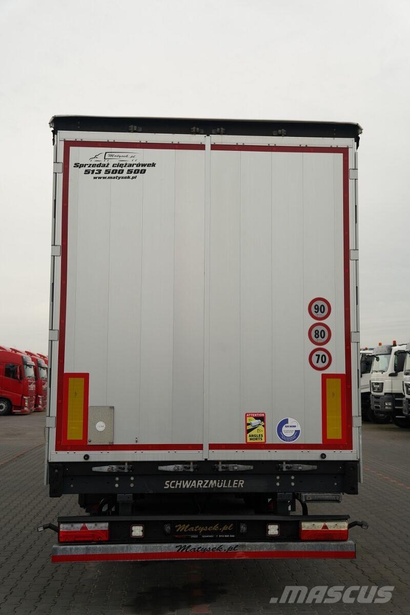 Schwarzmüller / FIRANKA / STANDARD / PALECIARA / OŚ PODNOSZONA / Curtain sider semi-trailers