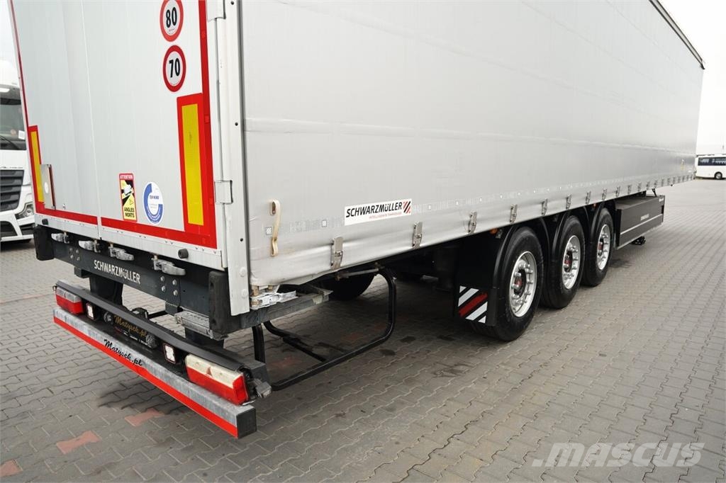 Schwarzmüller / FIRANKA / STANDARD / PALECIARA / OŚ PODNOSZONA / Curtain sider semi-trailers