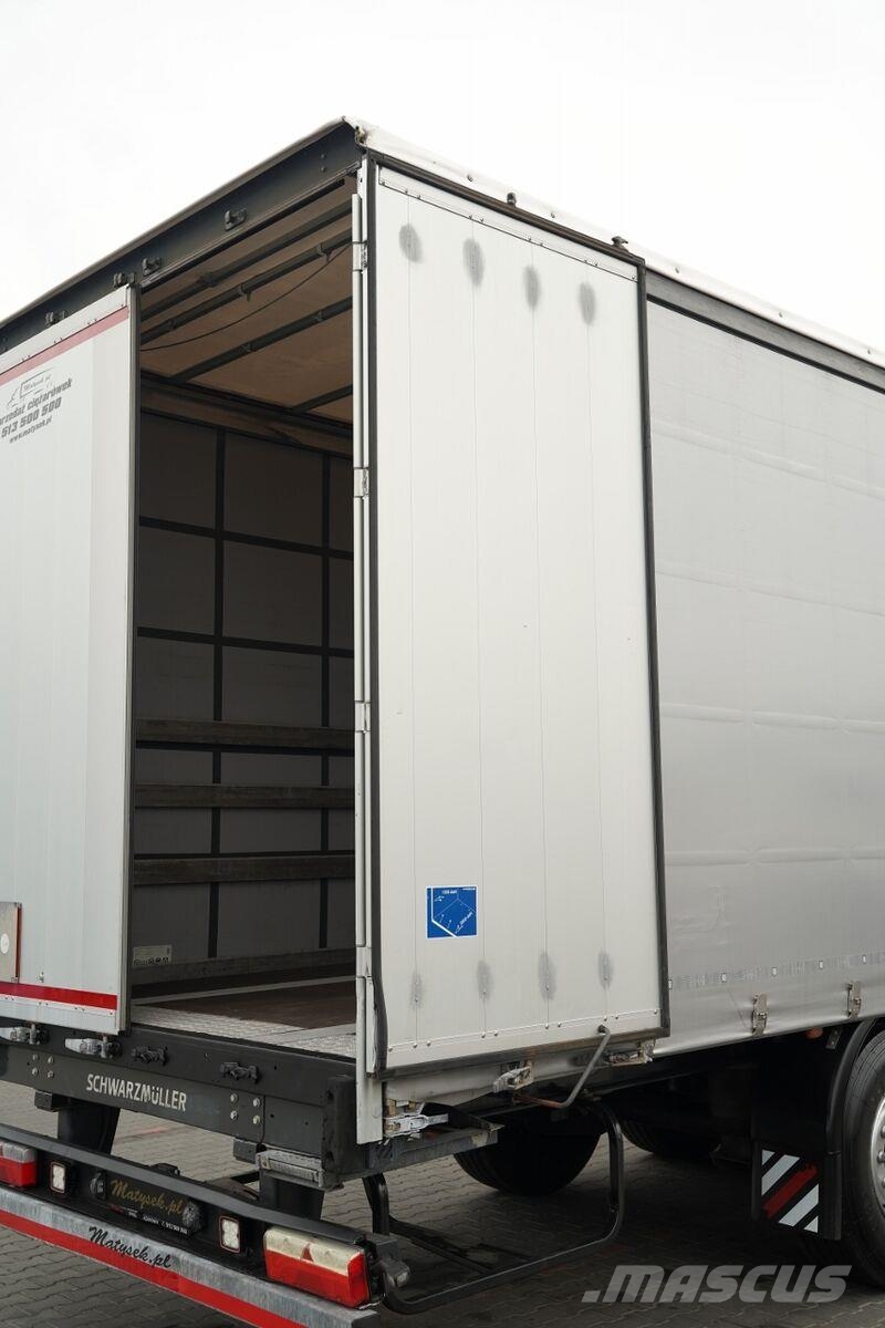 Schwarzmüller / FIRANKA / STANDARD / PALECIARA / OŚ PODNOSZONA / Curtain sider semi-trailers