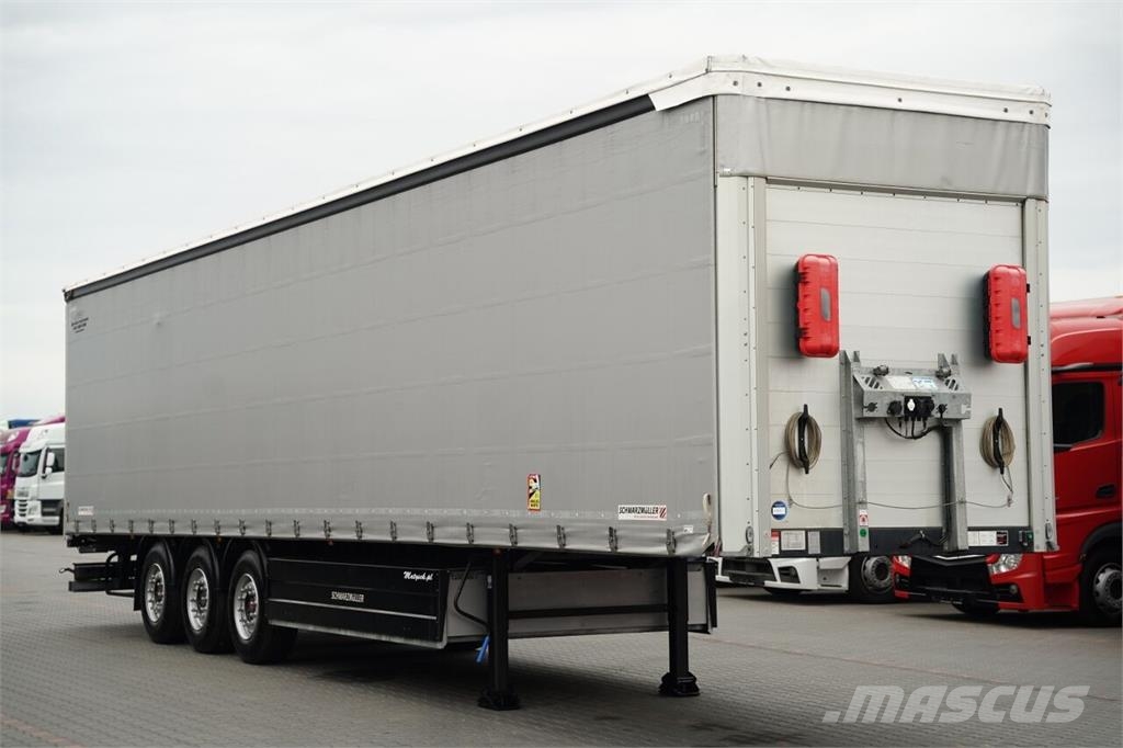 Schwarzmüller / FIRANKA / STANDARD / PALECIARA / OŚ PODNOSZONA / Curtain sider semi-trailers