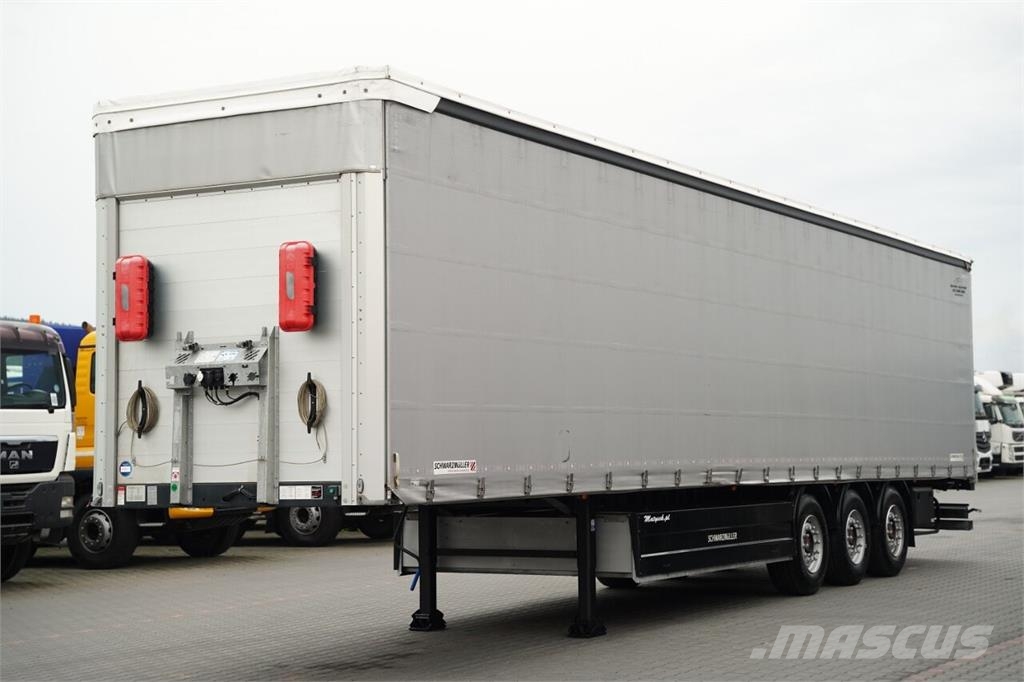 Schwarzmüller / FIRANKA / STANDARD / PALECIARA / OŚ PODNOSZONA / Curtain sider semi-trailers