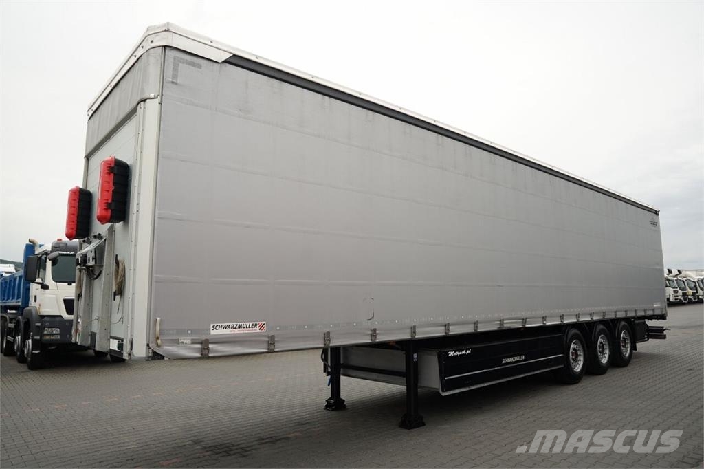 Schwarzmüller / FIRANKA / STANDARD / PALECIARA / OŚ PODNOSZONA / Curtain sider semi-trailers