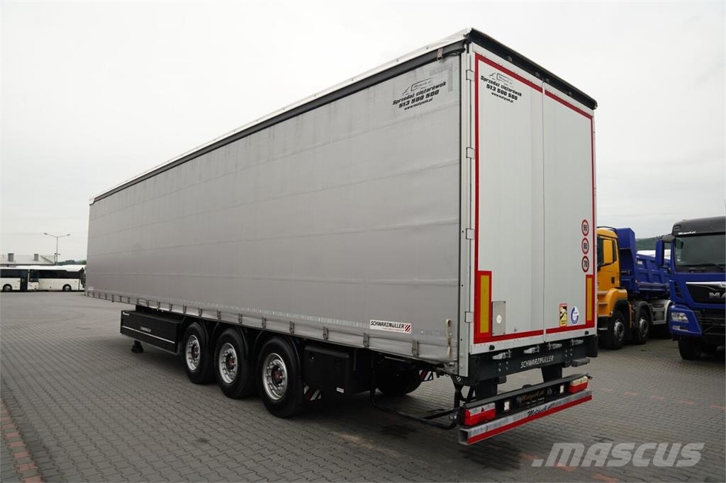 Schwarzmüller / FIRANKA / STANDARD / PALECIARA / OŚ PODNOSZONA / Curtain sider semi-trailers