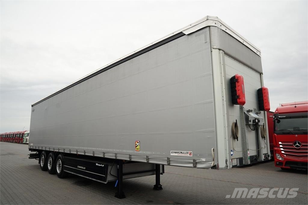 Schwarzmüller / FIRANKA / STANDARD / PALECIARA / OŚ PODNOSZONA / Curtain sider semi-trailers