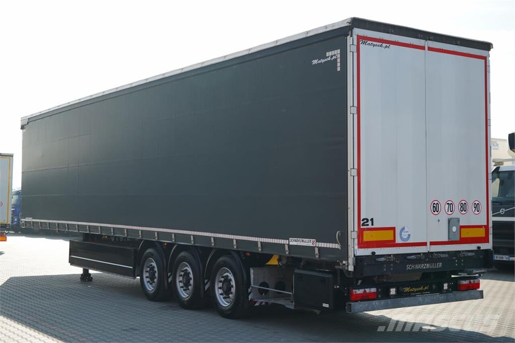 Schwarzmüller / NACZEPA / STANDARD / KOSZ NA PALETY / BPW / 202 Curtainsider semi-trailers