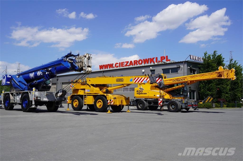 Sennebogen 630 rough terrain crane / 2000 MTH / Range 30 m /  Grúas de oruga