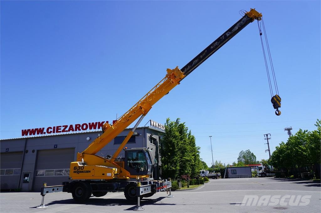 Sennebogen 630 rough terrain crane / 2000 MTH / Range 30 m / Верижни кранове