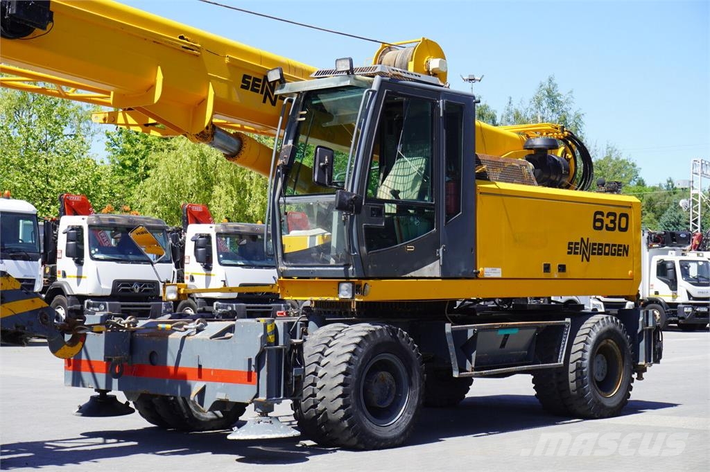 Sennebogen 630 rough terrain crane / 2000 MTH / Range 30 m / Верижни кранове