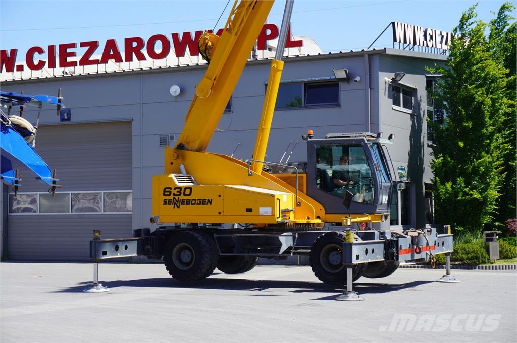 Sennebogen 630 rough terrain crane / 2000 MTH / Range 30 m / Верижни кранове
