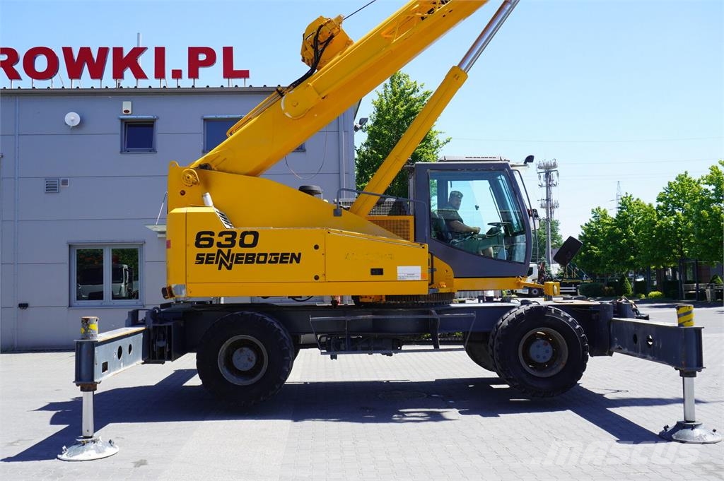 Sennebogen 630 rough terrain crane / 2000 MTH / Range 30 m / Верижни кранове