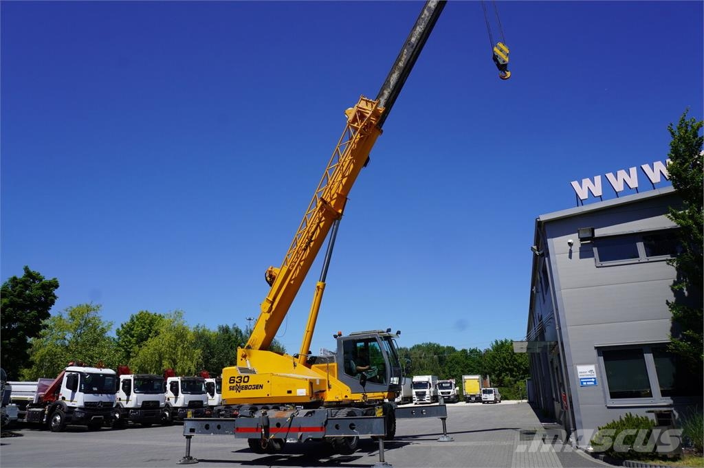 Sennebogen 630 rough terrain crane / 2000 MTH / Range 30 m / Верижни кранове