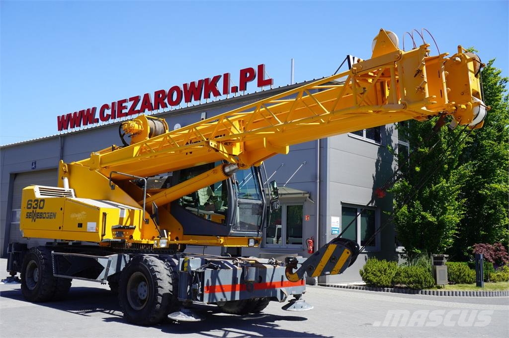 Sennebogen 630 rough terrain crane / 2000 MTH / Range 30 m / Верижни кранове